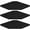 Black, variant on Corner Shelf Wall Mount, Floating Corner Shelves, Set of 3 Corner Wall Shelf Organizer, Rustic Wood Wall Storage Display Shelves for Living Room Bedroom Bathroom Kitchen, Classic Black