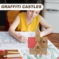 thumbnail image 3 of Miangastore 2 Pcs Châteaux de Graffiti à Assembler Jouet Éducatif pour Enfants, 3 of 9