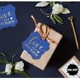 thumbnail image 6 of Inkdotpot Pack Of 50 Real Gold Foil Bracket Shape Paper Tags Love Is Sweet Wedding Favor Hang Tags, 6 of 7