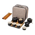 thumbnail image 1 of Juego de de viaje portátil de cerámica, juego de chino Juego de tetera de cerámica hecha a mano tazas de , tetera, colador de , bandeja de y bolsa de viaje Baoblaze Copas de Kung Fu, 1 of 8