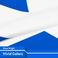 thumbnail image 4 of G128 – Scotland (Scottish) Flag | 3x5 feet | Printed 150D – Indoor/Outdoor, Vibrant Colors, Brass Grommets, Quality Polyester, US USA Flag, Much Thicker More Durable Than 100D 75D Polyester, 4 of 6