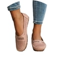 thumbnail image 2 of Women Wide Width Slip On Loafers, Soft Walking Flat Shoes,US:10.5, 2 of 6