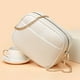 thumbnail image 5 of Bolsos Cruzados Bolso De Viaje Para Mujer, Bandolera Con Correa Ancha A La Moda, Bandolera Sencilla (Blanco), 5 of 8