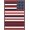 Red White Blue, Pattern 12, variant on ODIKA Front Border Patriotic Striped Stars Festive Generic Door Independence for Playroom, Bedroom, Reading Nook, Pet Friendly & Kids Safe Play