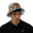 thumbnail image 6 of Daiia Animals on Noah's Ark Pattern Bucket Hat - Trendy Cotton Sun Hat for Beach, Golf, Fishing - Fun Outdoor Vacation Boonie for Men and Women, 6 of 9
