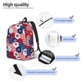 thumbnail image 4 of KLL American Stars2 Print Travel Laptop Backpack - College Backpack Business Work Bag Nurse Bag Casual Daypack for Weekender Business Hiking -Small, 4 of 6