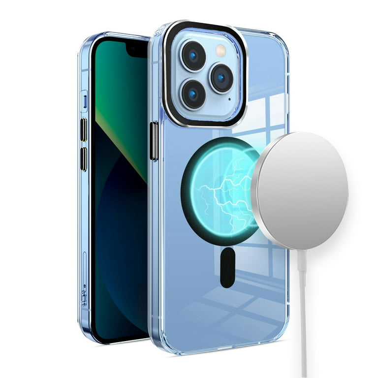 CANSHN Cover Magnetica Opaca per iPhone 11, [Compatibile con MagSafe] Custodia Traslucida Opaca Protettiva Sottile Antiurto 6,1 Pollici - Blu Scuro