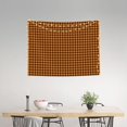 thumbnail image 4 of Bingfone Black And Orange Houndstooth Tapestry Wall Hanging Decor for Living Room Bedroom Dorm Classroom Office Decor 29x37 Inch, 4 of 8