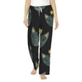 thumbnail image 2 of Kdxio Women's Comfy Stretch Faces Of The CatPrint Drawstring Pajama Pants-Large, 2 of 9