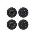 thumbnail image 3 of 1:16 Car Tire Tire and Rim Black with sponge inserts Pack of 4 Wheel Rims, 3 of 8