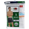 thumbnail image 3 of Fruit of the Loom Boxeurs Blancs pour Hommes, Lot de 5, L, Blanc, 3 of 4