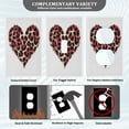 thumbnail image 5 of IAUYY Retardant PC Material Duplex Outlets Switch Plate Covers Easy DIY Installation with Screws Light Switch Cover Plate A Drawn Leopard Pattern, 5 of 9