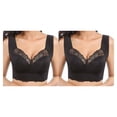 thumbnail image 1 of Sonducket Ropa interior para mujer con espalda de encaje La correa para el hombro ensanchada garantiza la estabilidad y la espalda deportiva sin L 2Conjunto, 1 of 6