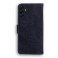 thumbnail image 4 of SaniMore Case for Samsung Galaxy A34 5G Tiger Embossing Flip Wallet, [RFID Blocking] PU Leather Magnetic Clasp Cover with Card Holder & Kickstand Full Body Protective Shell, Black, 4 of 9