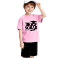 thumbnail image 6 of Ruyang Teens Baggy Cotton Tops Letter Print Graphic Crewneck Pullover Tops Summer Loose Sot Breathable T-Shirt 2-13 Years, 6 of 7