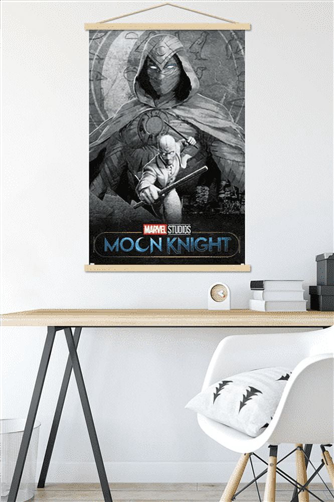 Marvel Moon Knight - Teaser Wall Poster with Magnetic Frame, 22.375" x 34"