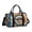Orange and Blue Tie Dye Pattern, variant on Blue and Purple Tie Dye Pattern Gym Bag with Shoe Compartment, Swim Bag with Wet Pocket and Trolley Sleeve, Water Resistant Gifts Ideas for Family Friends,17.3 X 11.8 X 7.5 Inches