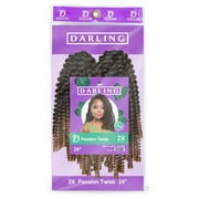 Darling Passion Twist Crochet Hair 2X Pack, 24 inch, #1/30, Adult, Female