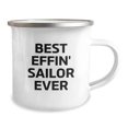 thumbnail image 2 of Funny Sailor Gifts from Men to Friends - Best Effin' Sailor Ever Camping Mug, Unique Christmas Unique Gifts for Sailor Lovers, 2 of 4