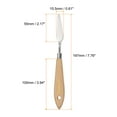 thumbnail image 2 of 4 Pieces 7# Painting Palette Knife Pointy Stainless Steel Art Spatula Scraper Mixing Tools, 2 of 7