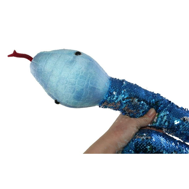 sequin stuffed snake