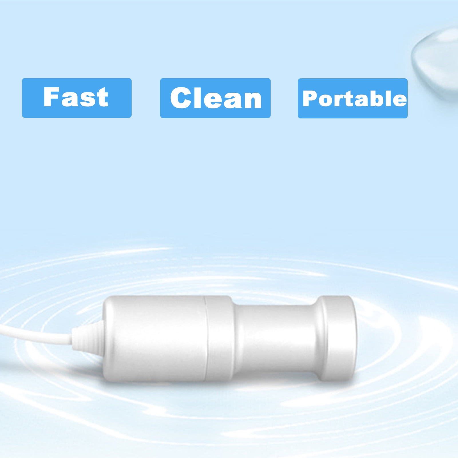 Happydeer CE-9600 Fruit Cleaner Multifunctional Ultrasonic 70W Portable Ultrasonic Watch Vegetable Cleaner for Home