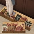 thumbnail image 2 of Farmhouse Western Kitchen Rugs and Mats Set of 2 Country Star Vintage Non Slip Washable Floor Mat Kitchen Decor 17x47 inch and 17x29 inch, 2 of 6