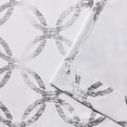 thumbnail image 4 of Exclusive Home Modo Metallic Geometric Grommet Top Curtain Panel Pair, 54"x63", Winter White, 4 of 7