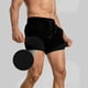 thumbnail image 2 of Ceisia Men's Swim Trunk Mesh Lining Quick Dry Board Shorts Swimwear Beach Shorts Black M Gift, 2 of 8