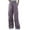 Purple, variant on hoksml Girls Cargo Pants Solid Color Elastic Waist Drawstring Loose Versatile Casual Multiple Pockets Wide Leg Pants