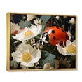 thumbnail image 2 of Designart "Spots Pastoral Ladybug Playful painting I" Animals Floater Framed Wall Decor, 2 of 7