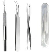3 Pack Tick Remover Tool Set,Stainless Steel Tick Remover   Tweezers,Safe Tick Remover Suitable for Dogs,Cats ,Humans
