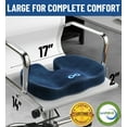 thumbnail image 4 of Everlasting Comfort Memory Foam Seat Cushion – Ergonomic U-Shaped Chair Pad for Tailbone Pain Relief, 4 of 10
