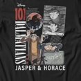 thumbnail image 3 of Disney 101 Dalmatians Jasper and Horace Men's T Shirt (Black, S-XXXL), 3 of 4