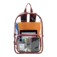 thumbnail image 7 of Eastsport Unisex 16" Success Clear Backpack, Red Camo, 7 of 7