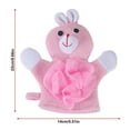 thumbnail image 2 of Baby Bath Products | Baby Bath Glove with Animal Designs for Kids | Cartoon Animal Puppet Washcloths | Colorful Toddler Towels for Gentle Showers, 2 of 6