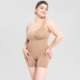 thumbnail image 2 of Eternatastic Womens Shapewear Jumpsuits Square Neck Rompers Shorts Bodycon Bodysuits Yoga Sleeveless Backless Bodycon Outfits, 2 of 7