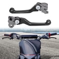 thumbnail image 4 of Pair Black Motorcycle Brake Clutch Levers Adjustable Folding for Honda CRF250R CRF450R 2007-2020, 4 of 6