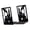 A, variant on Dragon Mansion Decorated Metal Terminals Decorative Study Table Shelf For Organizing Novels Documents Materials