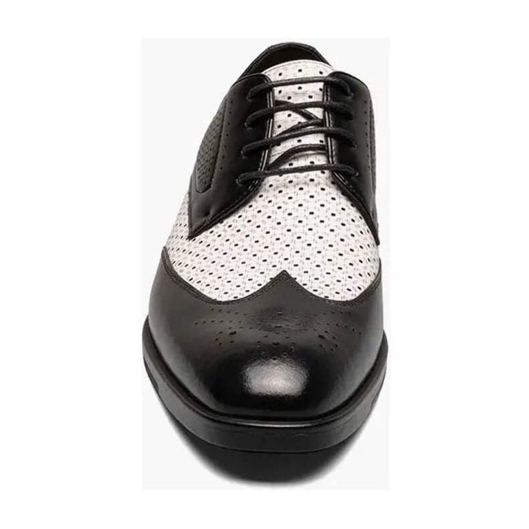 STACY ADAMS Men\'s Asher Wingtip Lace Oxford, White, size 7 Amazon.com | Stacy Adams Men main image 4