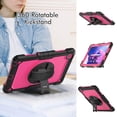 thumbnail image 3 of XYX for Lenovo Tab M10 Plus (3rd Gen) Case 10.6 inch, 360 Rotating Shockproof Cover with Stand, Screen Protector, Shoulder Strap (TB-X6C6/TB-X606), Rose PC, 3 of 7