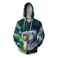 thumbnail image 3 of Ropa de otoño para hombre Sudadera con capucha con estampado de tigre azul fresco para hombre Sudadera con capucha Ropa Y2k Sudadera con capucha para hombre moderna y versátil, 3 of 5