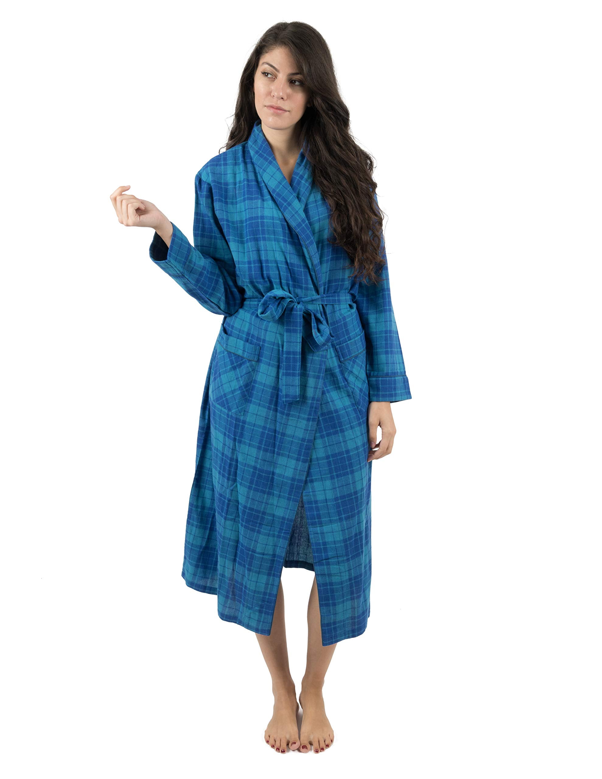 Leveret Leveret Womens Flannel Robe Christmas Robe (Size XSmallXX