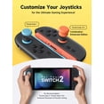thumbnail image 3 of JSAUX Thumb Grips for Nintendo Switch 2 - Blue and Orange | Thumb Grip Caps, Ergonomic Design, Enhanced Gaming Grip, Comfortable & Durable, Joycon Stick Cover, 3 of 9