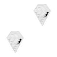 thumbnail image 1 of Transemion Transparent Acrylic Rulers 45 Degree Diamonds Ruler Craft Quilting Ruler Cutting Rulers DIY Handmade Tailor Supplies Diamond shape 2Set, 1 of 6