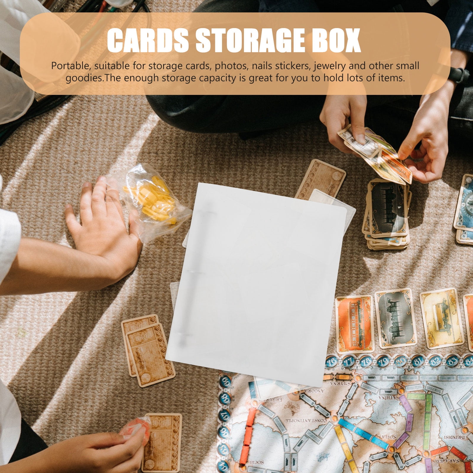 Binder Clips Cards Photo Albums Sleeves Trading Loose Leaf Booklet The Portable Travel