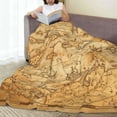 thumbnail image 6 of Sikiie Old Vintage Map Of Sea Ultra-Soft Micro flannel Blanket Luxury All Seasons Warm Blanket for Bedding Sofa and Travel (4 sizes)-40"x30", 6 of 7