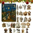 thumbnail image 2 of The Path To Advent Calendar 24 Days Of Scene Advent Calendar 2025 2D Scene Hanging With Star Manger For Family Party Digital Timer for Kids Homework Twig Lights with Timer Battery Timer Kids Games, 2 of 4