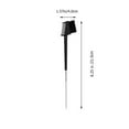 thumbnail image 2 of Tineasur 2Pcs Portable Eyebrow Brush with Stainless Steel Eyelash Comb Dual Ended Black, 2 of 8