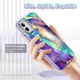 thumbnail image 3 of Petocase for iPhone 11 Case,Built with Screen Protector Full Body Rugged Shockproof Protective Soft Silicone Rubber TPU Bumper Cover for Women Girls,Purple, 3 of 7